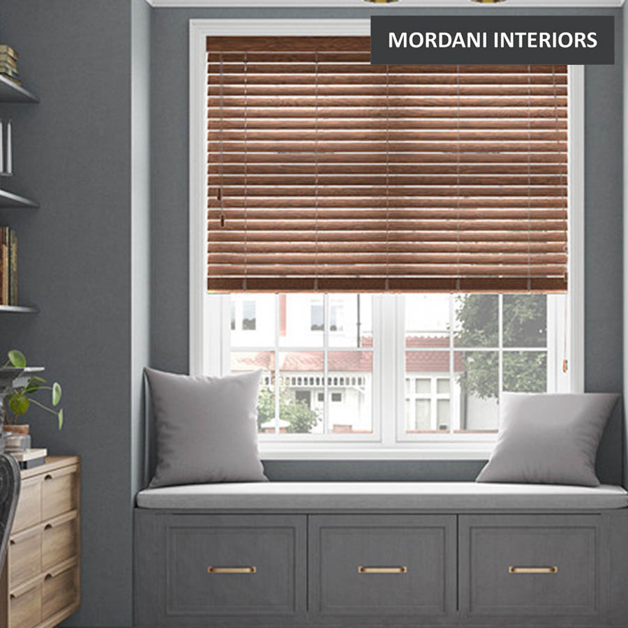 Brushed Oak Lexington Wooden Venetian Blind